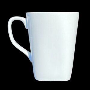 Target White Square Porcelain Mug New